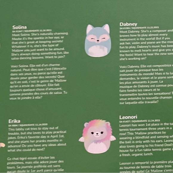 SQUISHMALLOWS CHRISTMAS 4” ORNAMENTS 8 PACK HOLIDAY COLLECTION 2023 NEW - Picture 3 of 3